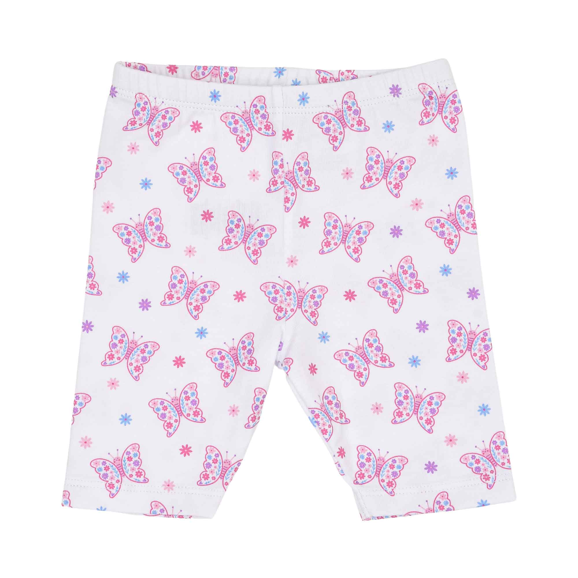 Kissy Kissy Baby Girl's Pyjama Set with Pink Butterfly Pattern