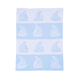 Kissy Kissy Kids New Born Boy's Light Blue Blanket