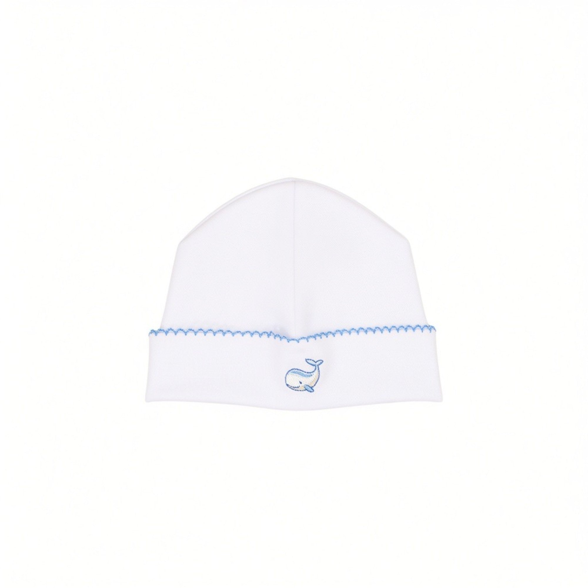Kissy Kissy New Born Boy's Whale Embroidered Sleepsuit and Hat Set