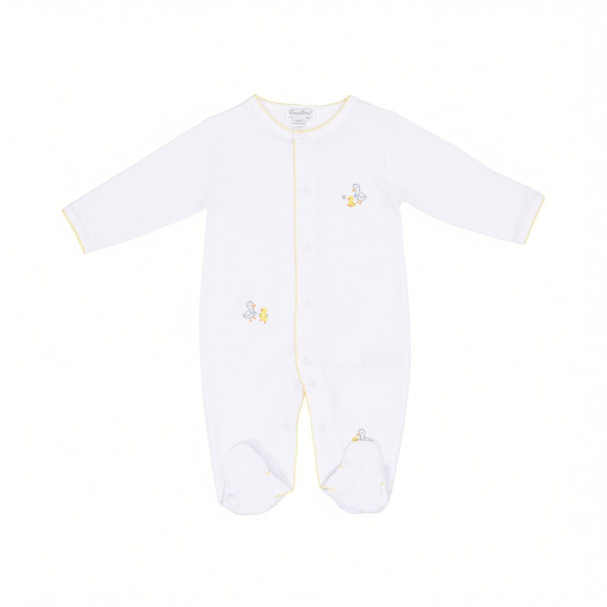 Kissy Kissy New Born's Embroidered Knit Sleepsuit and Hat Set