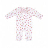 Kissy Kissy New Born Girl's Sleepsuit with Bow and Floral Pattern