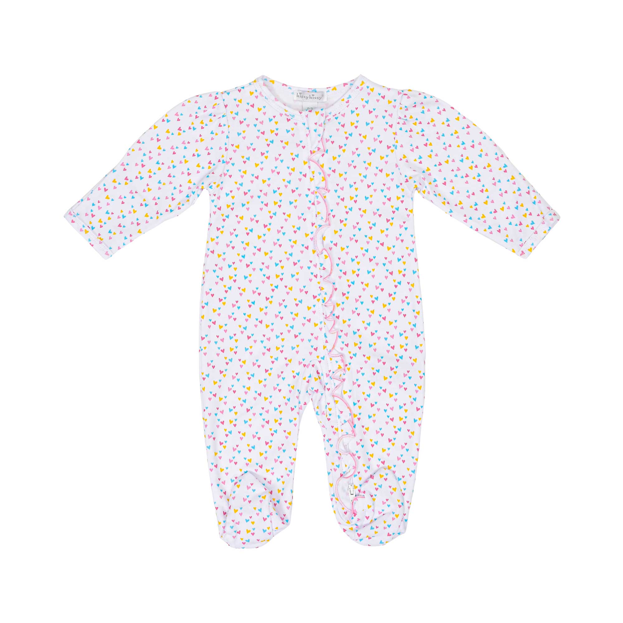 Kissy Kissy New Born Girl's Sleepsuit Set with Headband & Bib