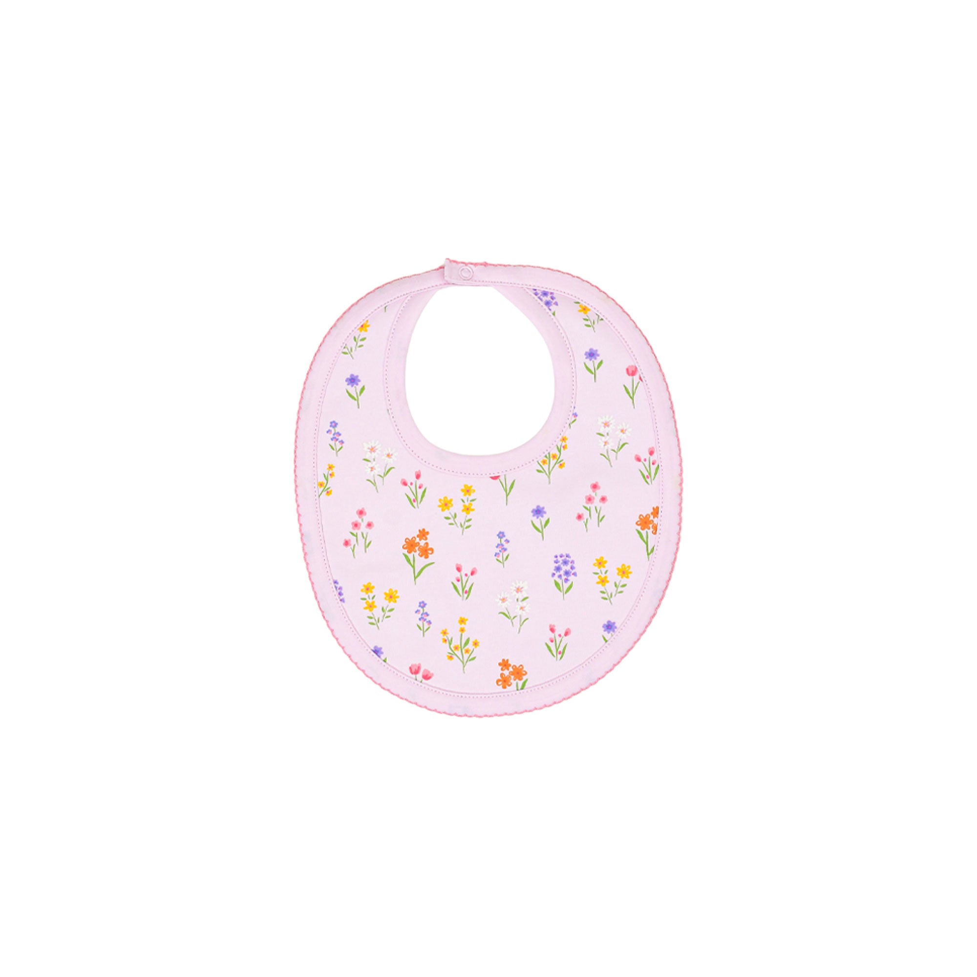 Kissy Kissy New Born Girl's Floral Print Pink Sleepsuit Set with Hat & Bib