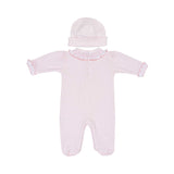 Kissy Kissy New Born Girl's Sleepsuit with Ruffled Collar