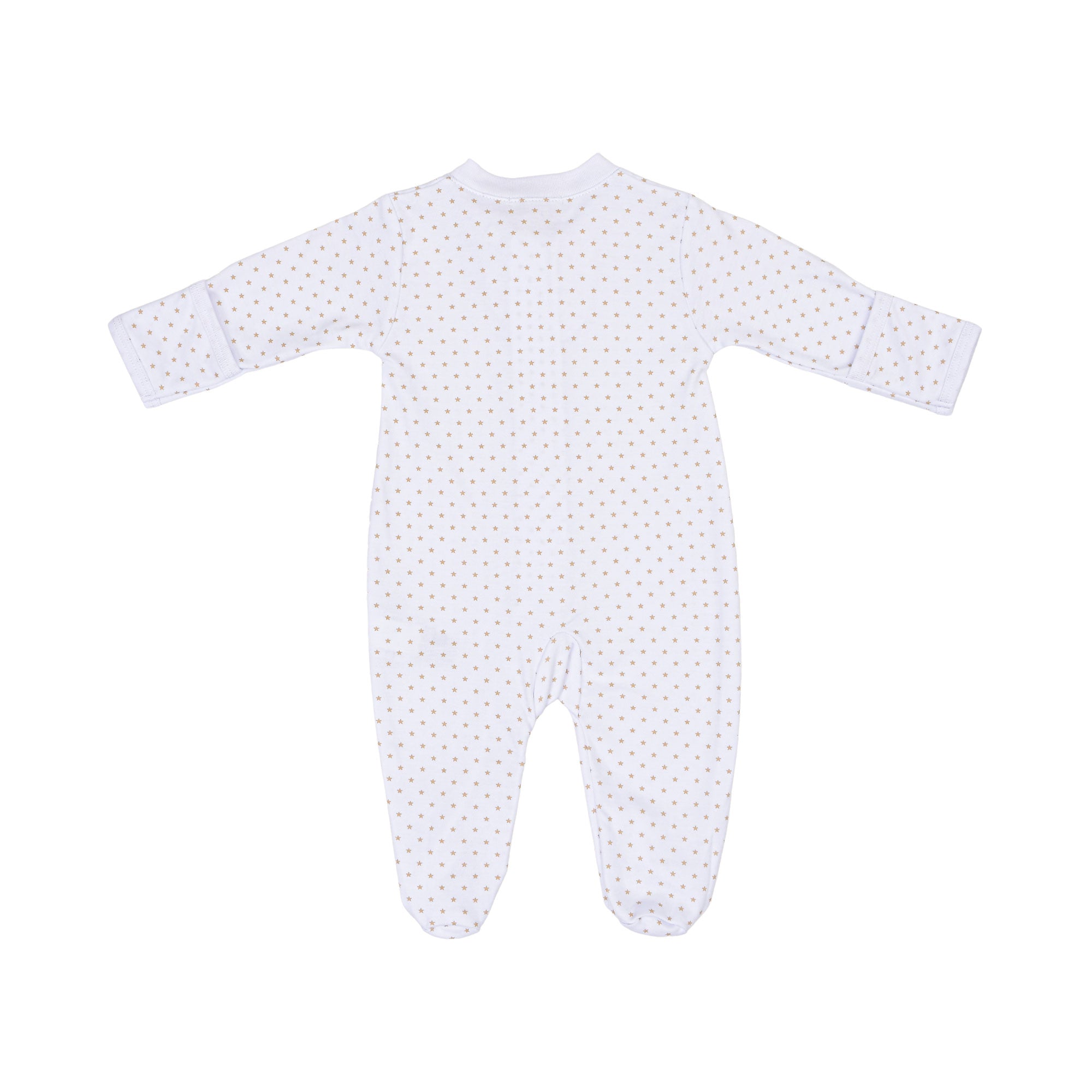 Kissy Kissy Newborn's Star Pattern Sleepsuit with Hat & Bib