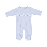 Kissy Kissy Newborn Boy's Light Blue Sleepsuit Set with Hat