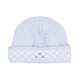 Kissy Kissy Newborn Boy's Light Blue Sleepsuit Set with Hat