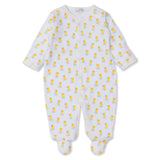Kissy Kissy Kids New Born White & yellow Sleepsuit Set