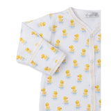 Kissy Kissy Kids New Born White & yellow Sleepsuit Set