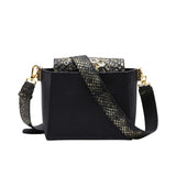 Kyra Women's Karina Large  Black Rain Gold Shoulder Bag