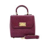 Kyra Women's Luna Square Burgundy Hand Bag