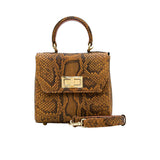 Kyra Women's Luna Caramel Morolus Square Hand Bag