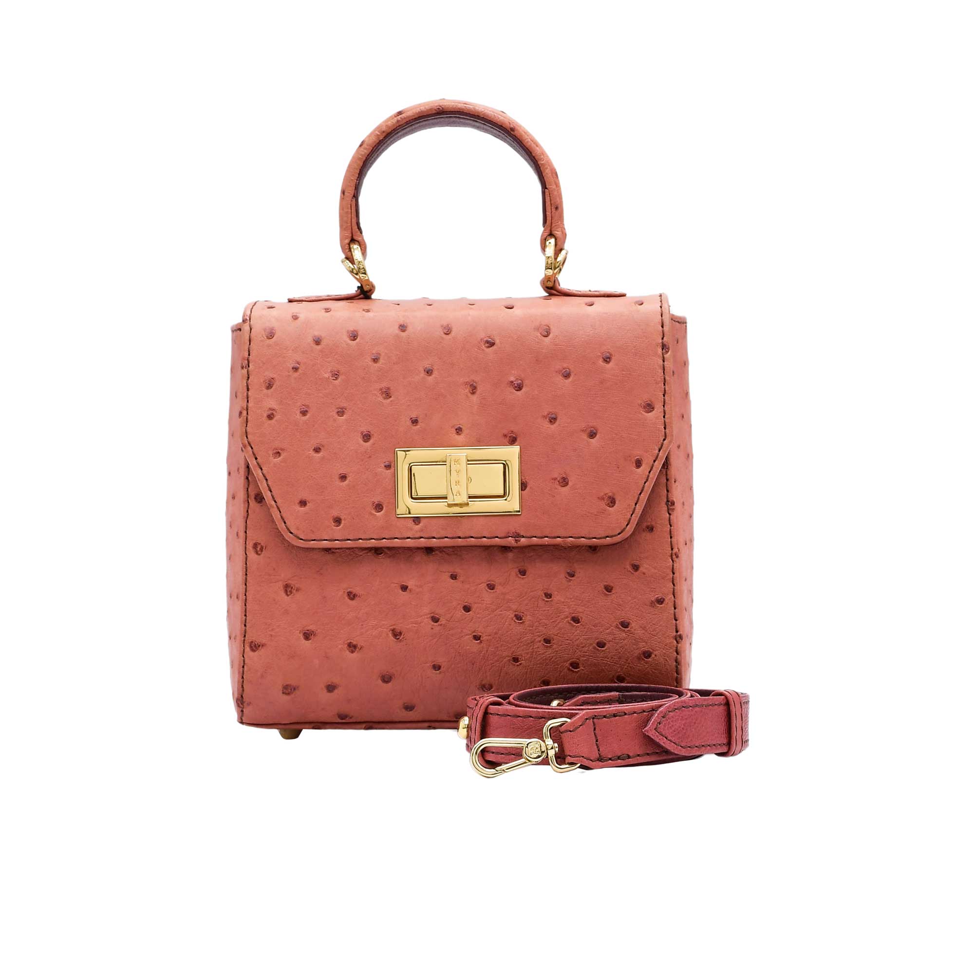 Kyra Women's Luna Square Ostrich Hand Bag Salmon | All Bags | Bag | Bags | GCC | Hand Bag | Handbag | Handbags | Shoulder Bag | Women | Women All Bags | Womens Kyra Women's Luna Square Ostrich Hand Bag Salmon | All Bags | Bag | Bags | GCC | Hand Bag | Handbag | Handbags | Shoulder Bag | Women | Women All Bags | Womens