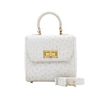 Kyra Women's Luna Square Off-white Hand Bag
