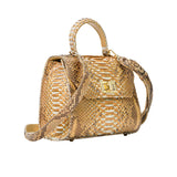 Kyra Women's Luna Handbags Two Tone Gold