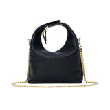 Kyra Women's Ouna Lamb Skin Clutch Handbags Black