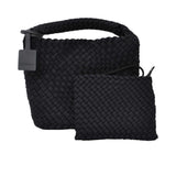 Elevate your daily ensemble with the effortless sophistication of the Karisma Woven Hobo Bag.