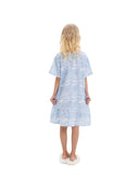 Katees Kids Girl's Cotton Dress – Flowy Twirl Dress with Custom Illustration
