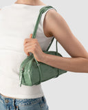 By Far Women's Kimberly Bowler Croco-Embossed Leather Shoulder Bag
