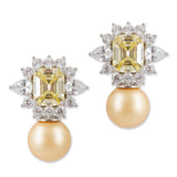 Lara Heems statement earrings, a masterwork of light and luster.