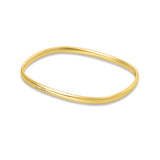 Police Lavaliere Women’s Gold Squared Bangle – Minimal Elegance Bracelet