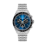 Saint Honore Le Bourget Gents Blue Dial Stainless Steel Silver Watch