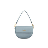 Piumelli Women's Pebbled Leather Semi-Circle Shoulder Bag