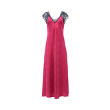 Lea Women's Satin Long Nightdress