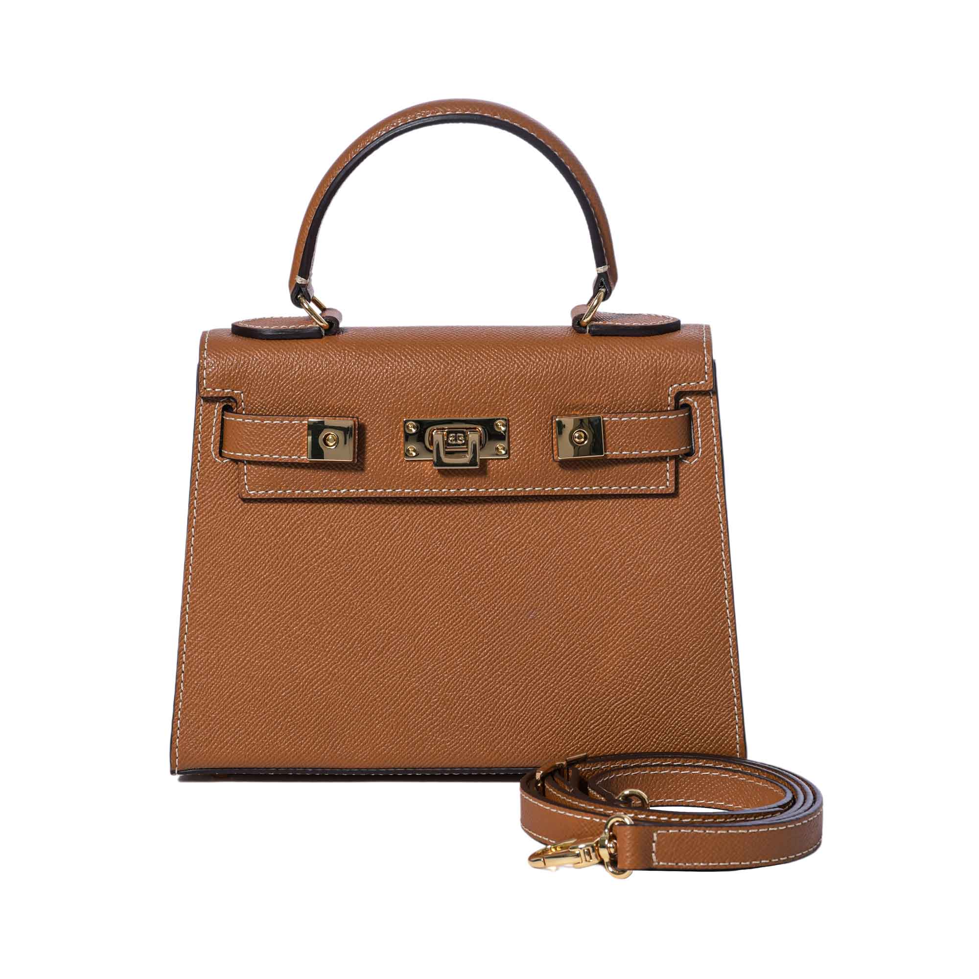 Lalage Maya Medium top handle Handbag with optional crossbody strap ...