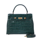 Lalage Maya Large Top Handle Handbag with optional Crossbody strap