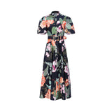 Leo Lin Women's Bianca Short Sleeve Midi Dress