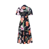 Leo Lin Women's Bianca Short Sleeve Midi Dress