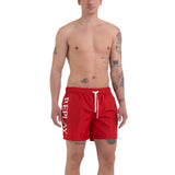 Replay Men's Swimming Trunks with Pockets and Print