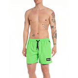 Replay Men's Swimming Trunks with Drawstring and Print