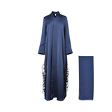 Lamar Women's Dark Blue Abaya