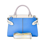 Lancel Women's White & Blue Hand Bag