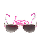 Looking Kids Girl's Mariposa Sunglasses Pink Metal OS Basic