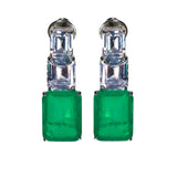 Lara Heems Women's Earring Emerald love green