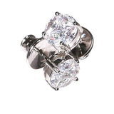 Lara Heems Women's Twinkle White Stud