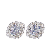 Lara Heems Women's Earring Petite Pearl White