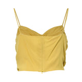 A0251004 طقم تنورة وشال زيتوني XS SS26