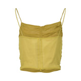 A0251004 طقم تنورة وشال زيتوني XS SS26