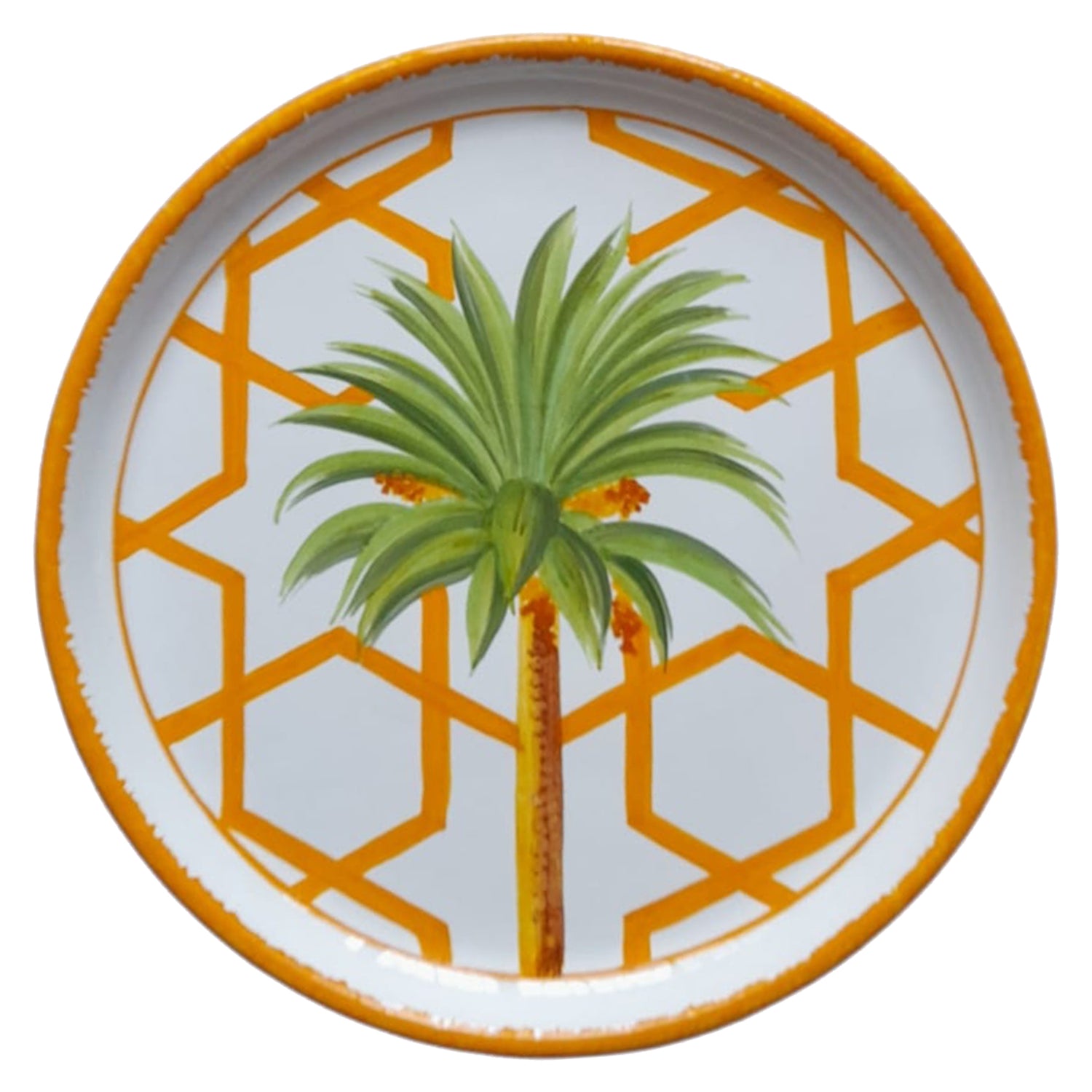 Les Ottomans Ceramic Handpainted Palm Plates | Home and Furniture Home | Home and Furniture Home Table Top | Plate Les Ottomans Ceramic Handpainted Palm Plates | Home and Furniture Home | Home and Furniture Home Table Top | Plate