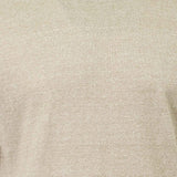 Light beige knitwear fabric with a subtle, fine heathered texture.
