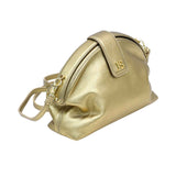 Luisa Spagnoli Ipositano Ladies Gold Metallic Clutch