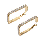 Luisa Spagnoli Neutri Women's Earrings with Elegant Neutral-Tone Design