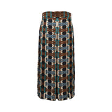 Luisa Spagnoli Filiale Women's Skirt – Blue/Tobacco Beige