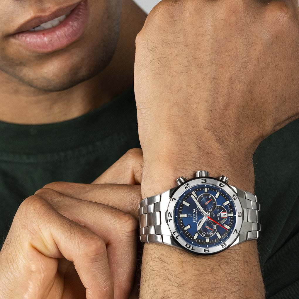 Festina Men's Blue Dial Chrono Bike Watch | Fashion Watches | GCC | Men | Mens | Mens Watches | Watch | Watches Festina Men's Blue Dial Chrono Bike Watch | Fashion Watches | GCC | Men | Mens | Mens Watches | Watch | Watches