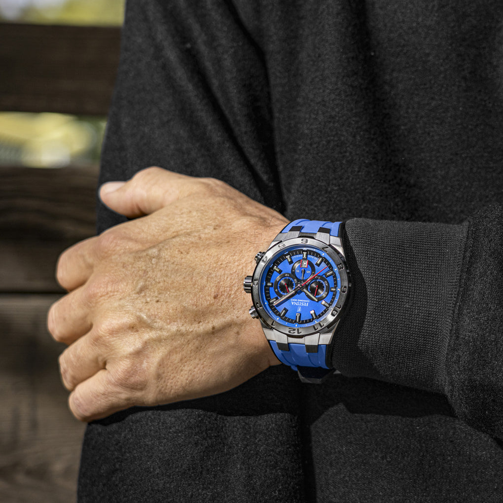 Festina Chrono Bike Men's Blue Dial With Blue Rubber Strap Watch | Fashion Watches | GCC | Men | Mens | Mens Watches Festina Chrono Bike Men's Blue Dial With Blue Rubber Strap Watch | Fashion Watches | GCC | Men | Mens | Mens Watches