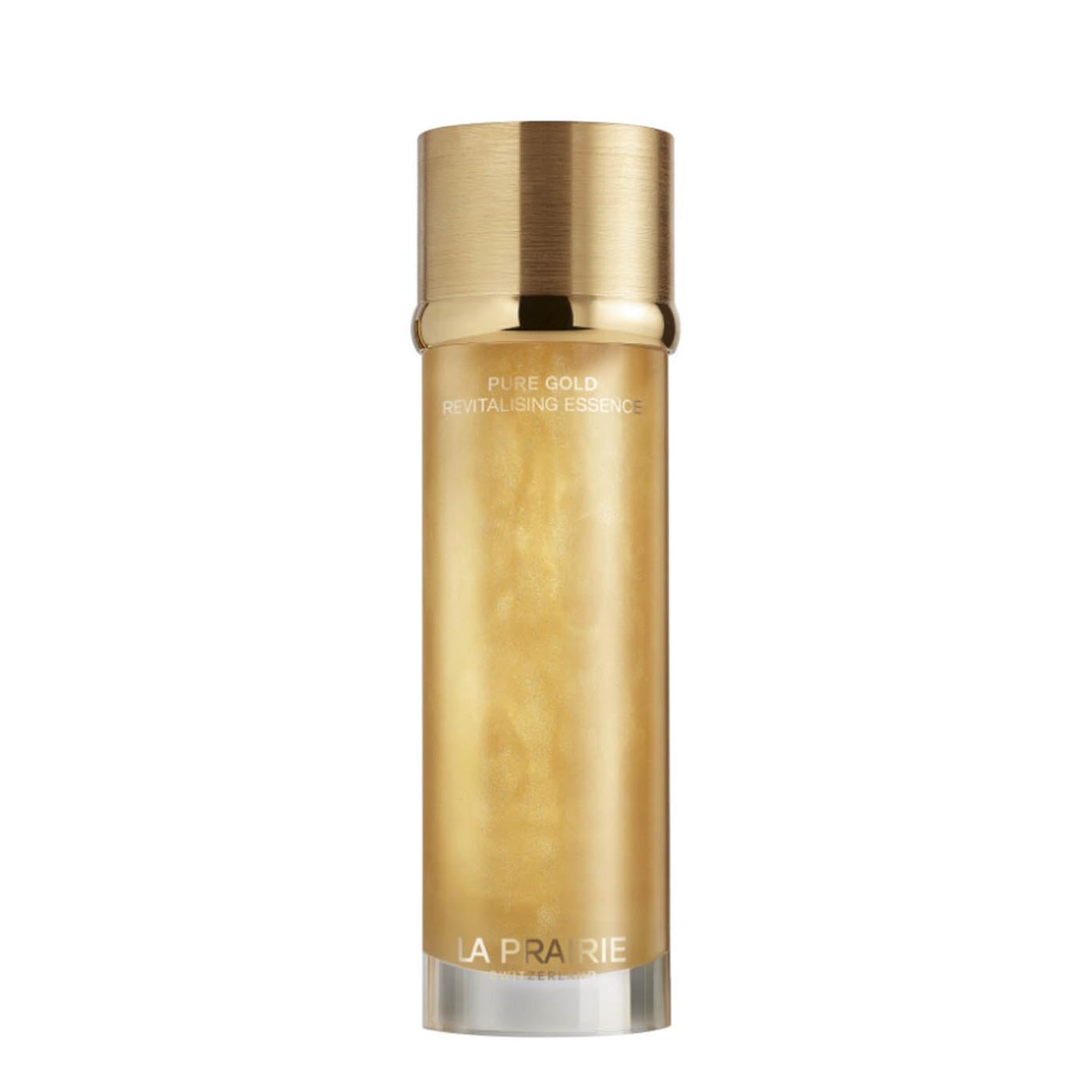 Pure Gold Revitalising Essence is the first soothing solution designed to help skin counteract the visible effects induced by hormonal changes. 